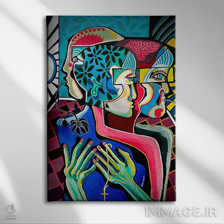 تابلو کلاسیک اندوه اثر دیلان گیل - نمای روبهرو روی دیوار