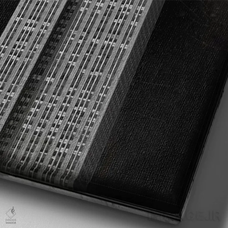 تابلو دکوراتیو امپراتوری اثر دیلان متیوز - نمای نزدیک بافت بوم