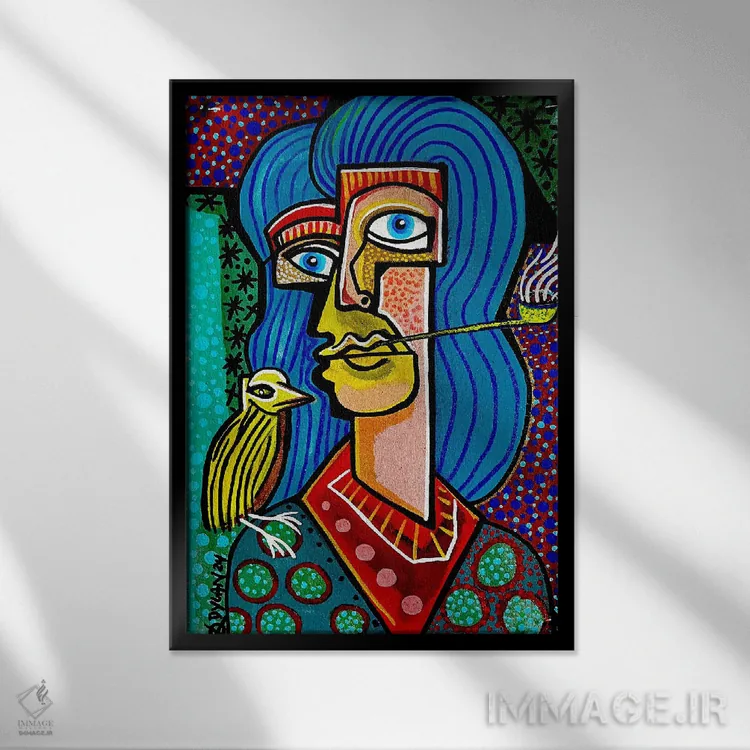 تابلو کلاسیک هر جا که بروم، آنجا هستم اثر دیلان گیل - نمای قابدار مشکی