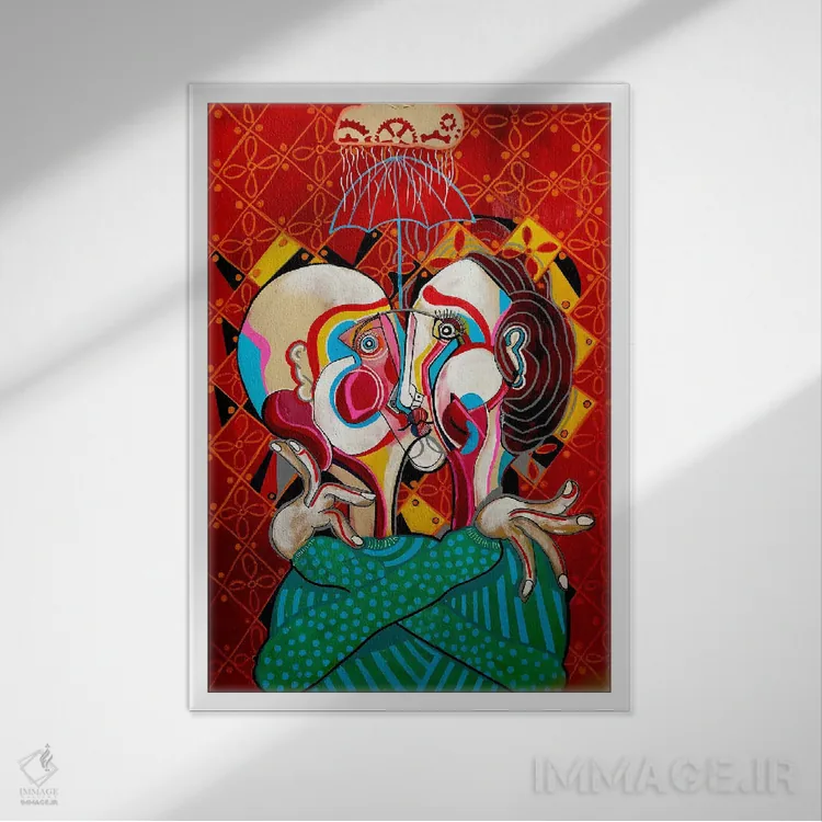 تابلو کلاسیک لحظه ای در زمان اثر دیلان گیل - نمای قابدار سفید