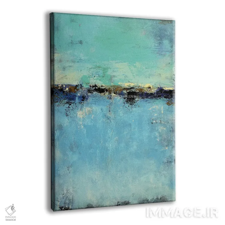 تابلو مینیمال طبیعت بی جان دریایی抽象 نهم اثر رباورهاا کریستوا - نمای پرسپکتیو محصول