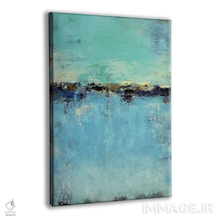 تابلو مینیمال طبیعت بی جان دریایی抽象 نهم اثر رباورهاا کریستوا - نمای پرسپکتیو محصول