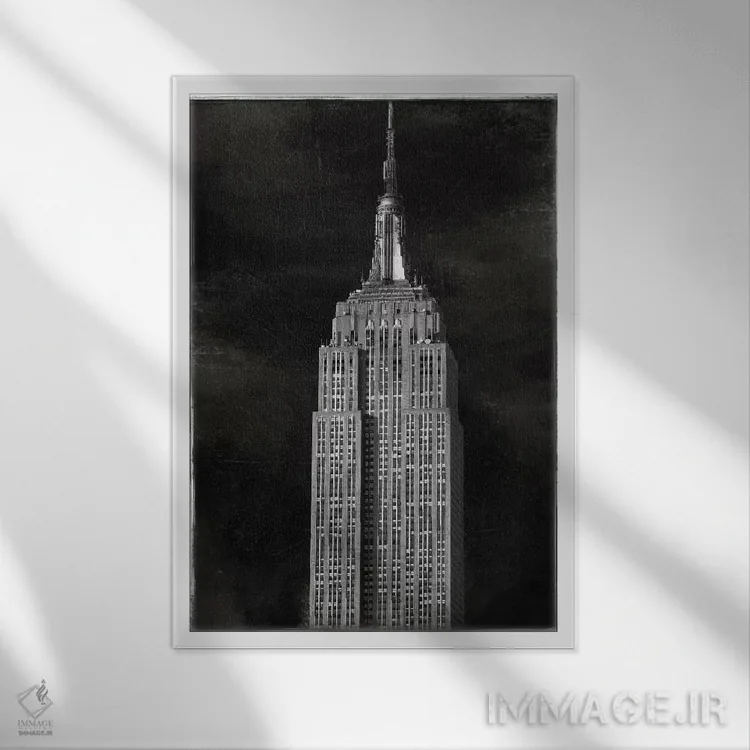 تابلو دکوراتیو امپراتوری اثر دیلان متیوز - نمای قابدار سفید