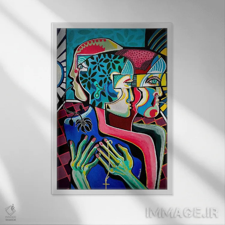 تابلو کلاسیک اندوه اثر دیلان گیل - نمای قابدار سفید