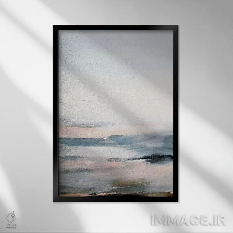 تابلو مدرن منظره抽س ن ۵۹۱۹ اثر رباورهاا کریستوا - نمای قابدار مشکی