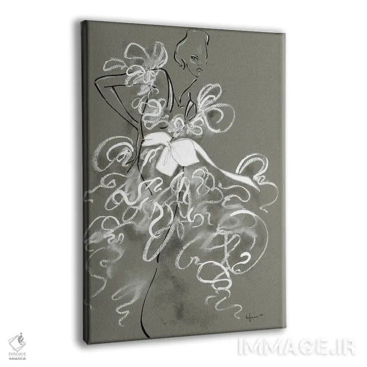 تابلو دکوراتیو کوتور جدید I اثر الی عظیزیان - نمای پرسپکتیو محصول