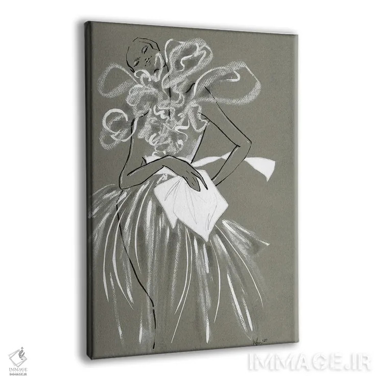 تابلو دکوراتیو کوتور جدید IV اثر الی عظیزیان - نمای پرسپکتیو محصول