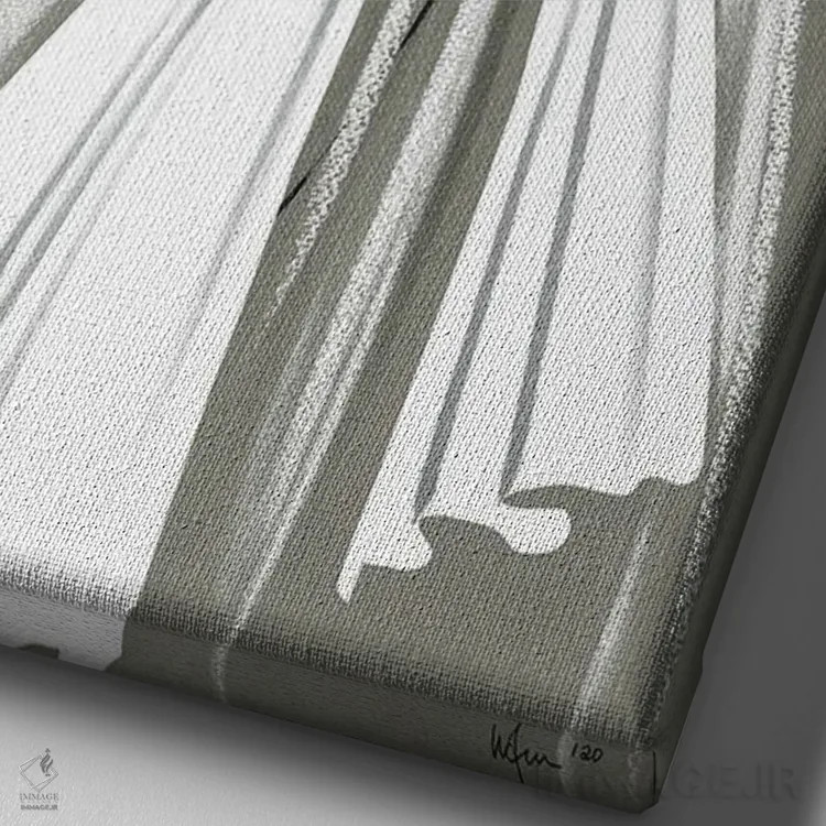 تابلو دکوراتیو کوتور جدید III اثر الی عظیزیان - نمای نزدیک بافت بوم