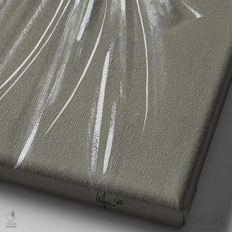 تابلو دکوراتیو کوتور جدید IV اثر الی عظیزیان - نمای نزدیک بافت بوم