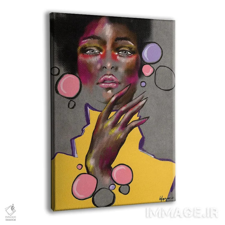 تابلو دکوراتیو مه سپیده دم اثر الی عظیزیان - نمای پرسپکتیو محصول