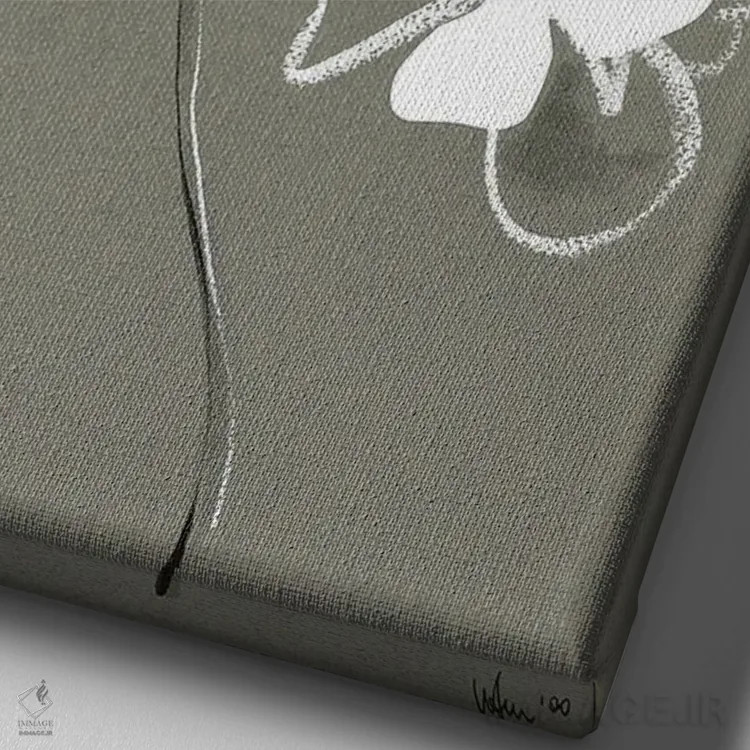 تابلو دکوراتیو کوتور جدید V اثر الی عظیزیان - نمای نزدیک بافت بوم