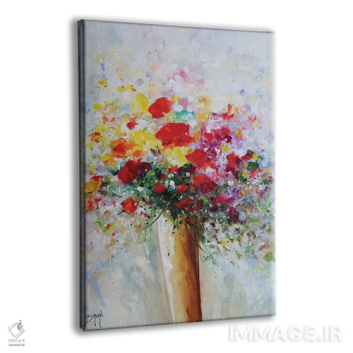 تابلو مدرن جشن دسته گل اثر اریک برونی - نمای پرسپکتیو محصول