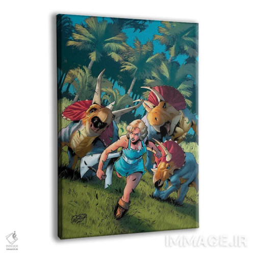 تابلو دکوراتیو پلوسیدار: در میان دریاهای وحشی شماره ۱ اثر میریانا پولیا و آرتور هسلی - نمای پرسپکتیو محصول