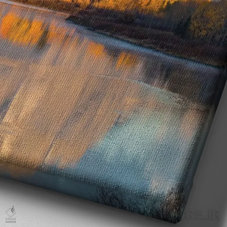 تابلو دکوراتیو آمریکا، وایومینگ، پارک ملی گرند تتون، قله موران کنار رود اس… اثر الیزابت بوم - نمای نزدیک بافت بوم