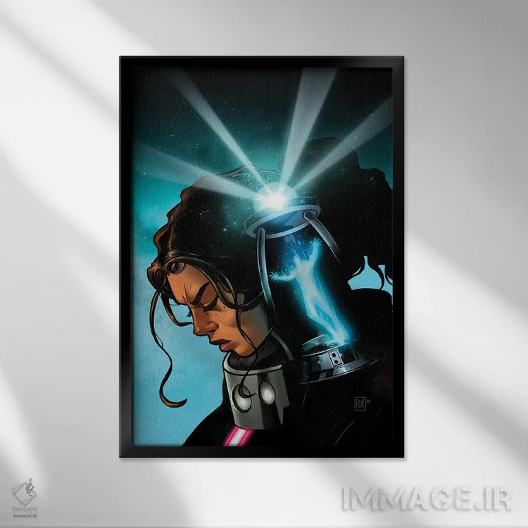 تابلو دکوراتیو ورای دورترین ستاره: جنگجویان زندار شم… اثر آلساندرو رانالدی و استودیو بی ززز - نمای قابدار مشکی