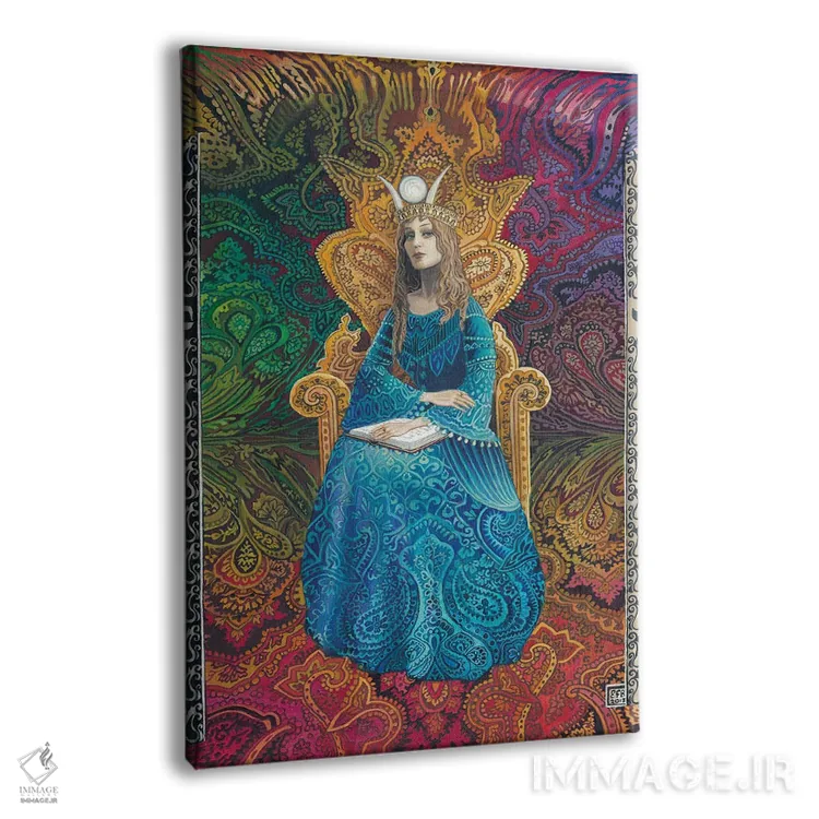 تابلو دکوراتیو کاهنه اعظم اثر امیلی بالیوت - نمای پرسپکتیو محصول