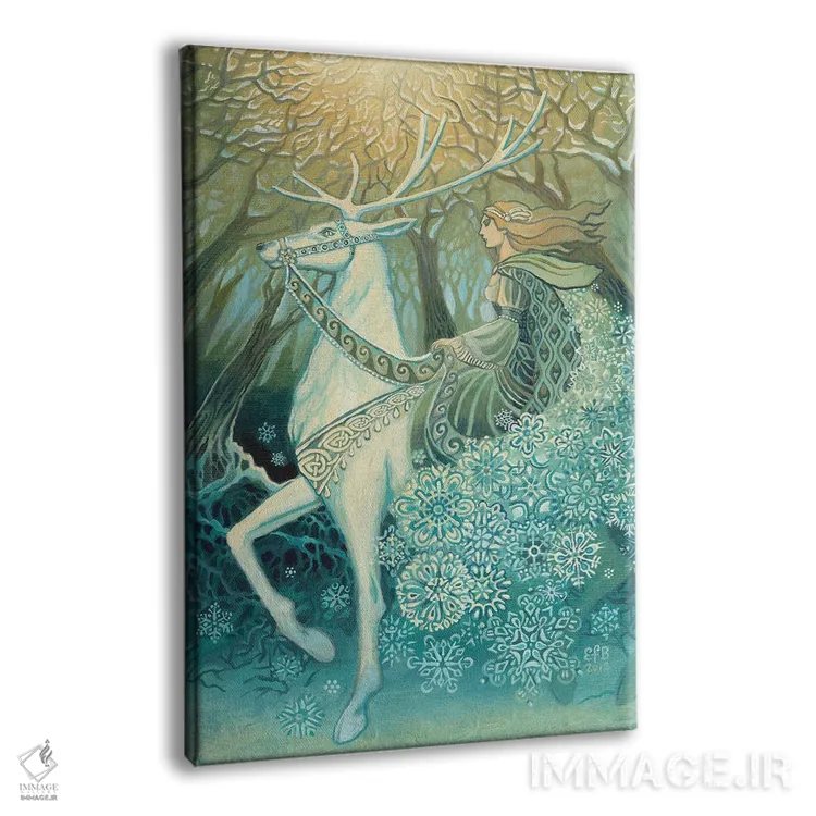 تابلو دکوراتیو ملکه برفی اثر امیلی بالیوت - نمای پرسپکتیو محصول