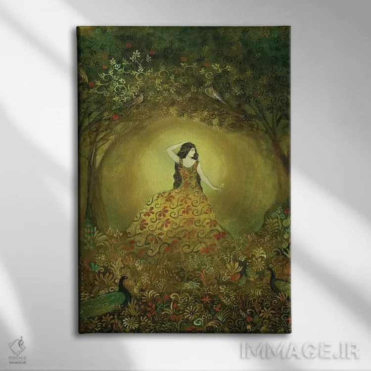 تابلو دکوراتیو دیگ تابستان اثر امیلی بالیوت - نمای روبهرو روی دیوار