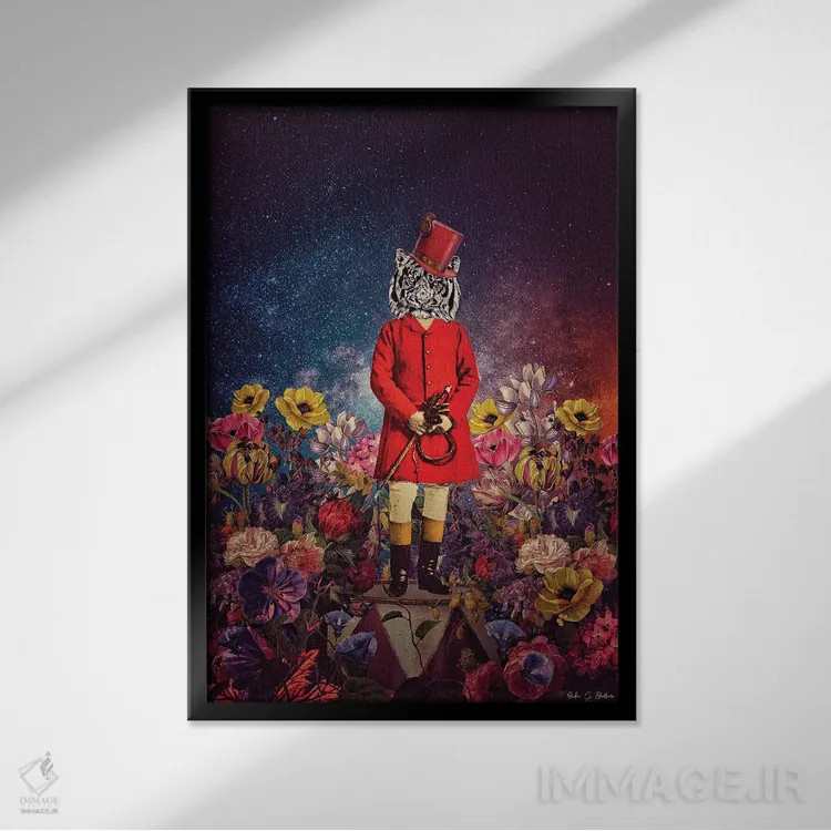 تابلو دکوراتیو ساعت جادویی اثر اریکا سی. برادرز - نمای قابدار مشکی