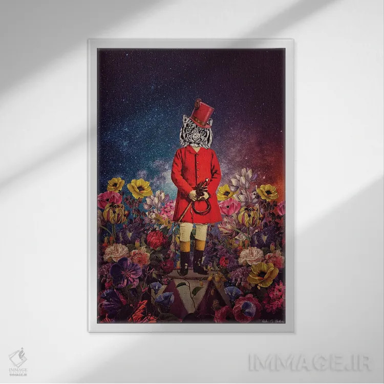 تابلو دکوراتیو ساعت جادویی اثر اریکا سی. برادرز - نمای قابدار سفید