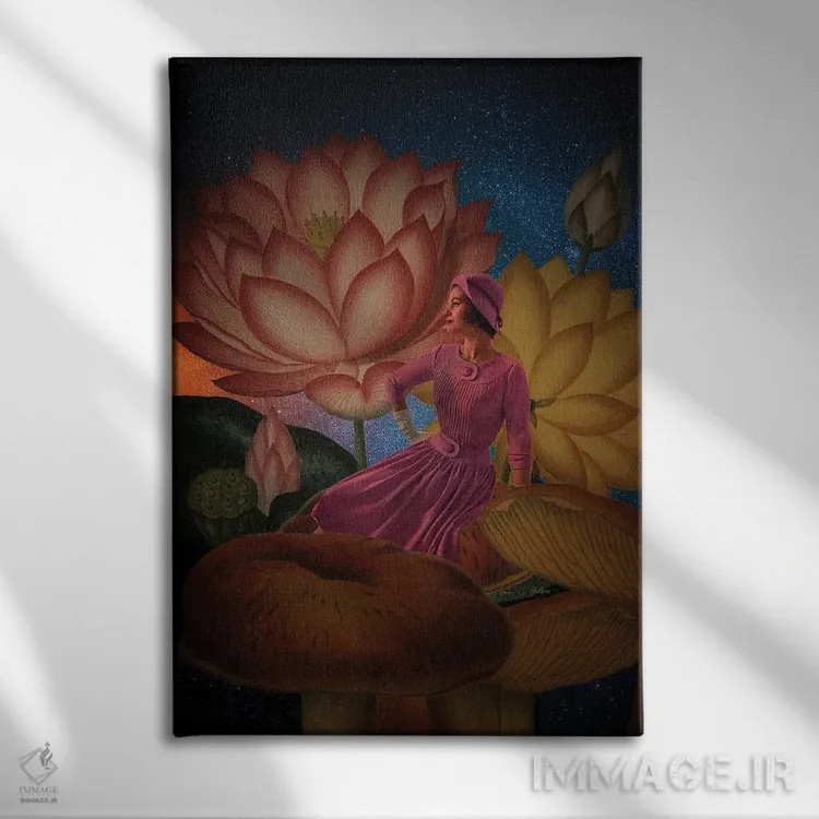 تابلو دکوراتیو باغ اسرارآمیز اثر اریکا سی. برادرز - نمای روبهرو روی دیوار