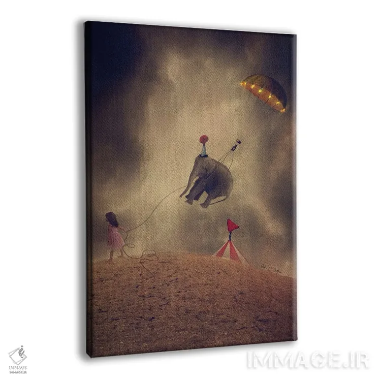 تابلو دکوراتیو سیرک را با خودم می برم اثر اریکا سی. برادرز - نمای پرسپکتیو محصول