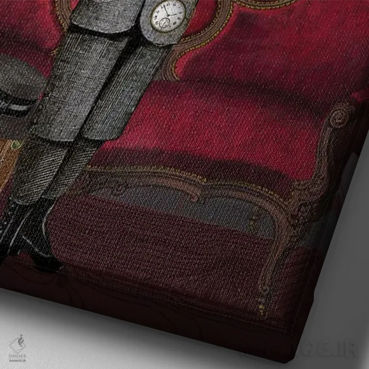 تابلو دکوراتیو مسافر اثر اریکا سی. برادرز - نمای نزدیک بافت بوم