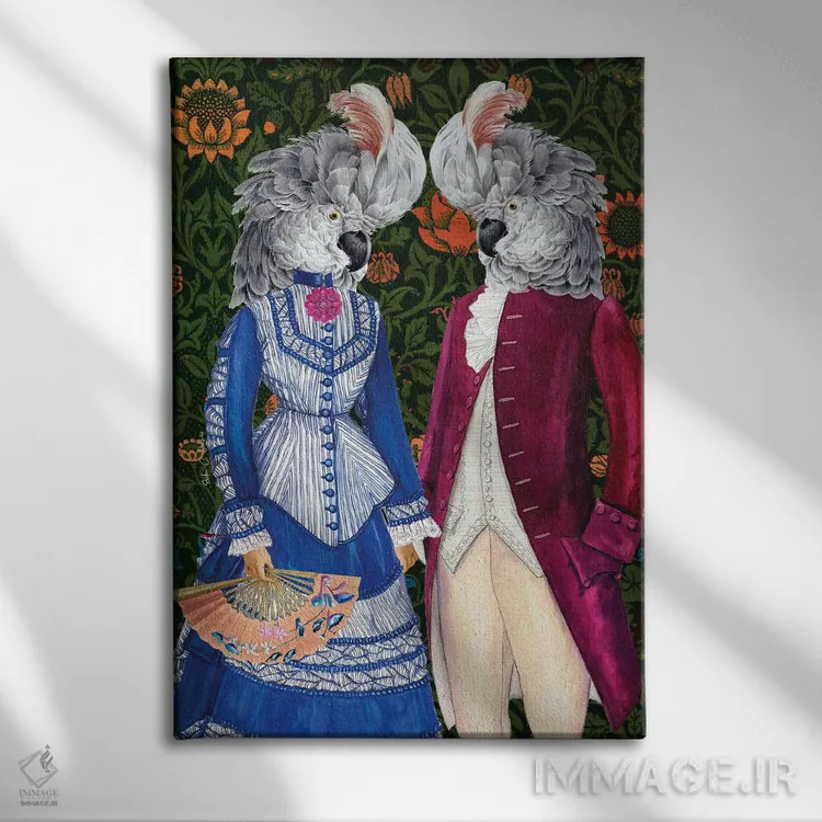 تابلو دکوراتیو عشاق اثر اریکا سی. برادرز - نمای روبهرو روی دیوار