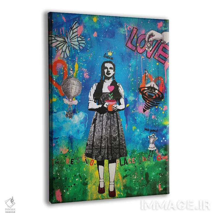 تابلو دکوراتیو هیچ جایی مثل خانه نیست اثر اریکا سی. برادرز - نمای پرسپکتیو محصول