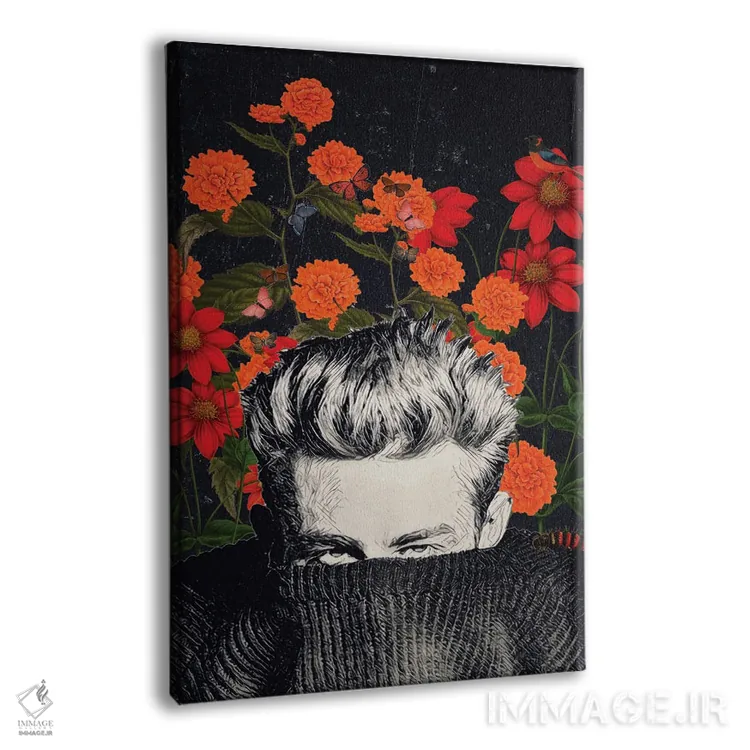 تابلو دکوراتیو پرتـره جیمز باور اثر اریکا سی. برادرز - نمای پرسپکتیو محصول