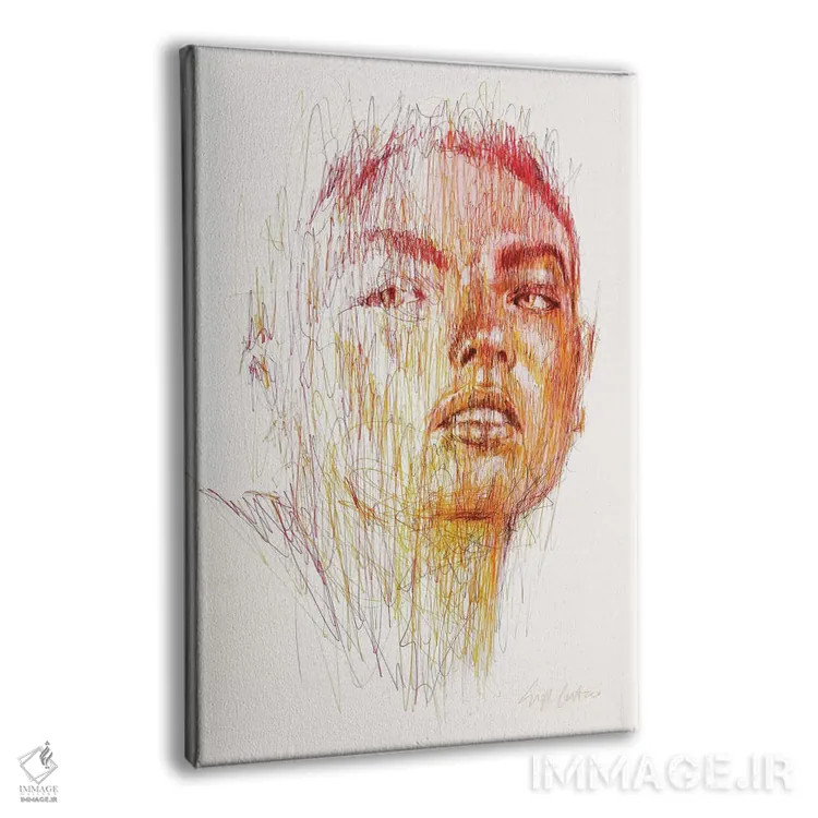 تابلو دکوراتیو همچون آفتاب پرست اثر ریک سنتنو - نمای پرسپکتیو محصول