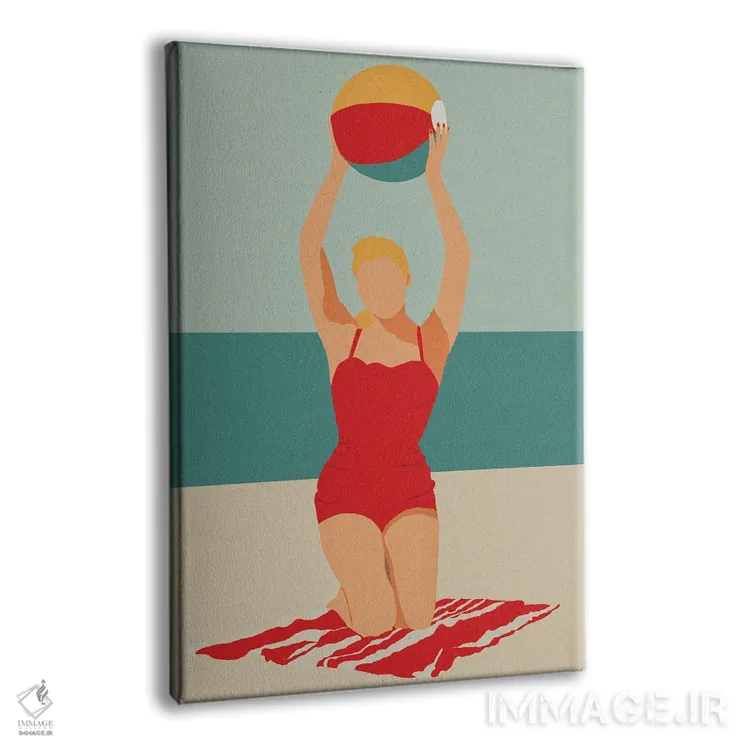 تابلو مینیمال تابستان ۲۰۲۰ اثر اریکا سی. برادرز - نمای پرسپکتیو محصول