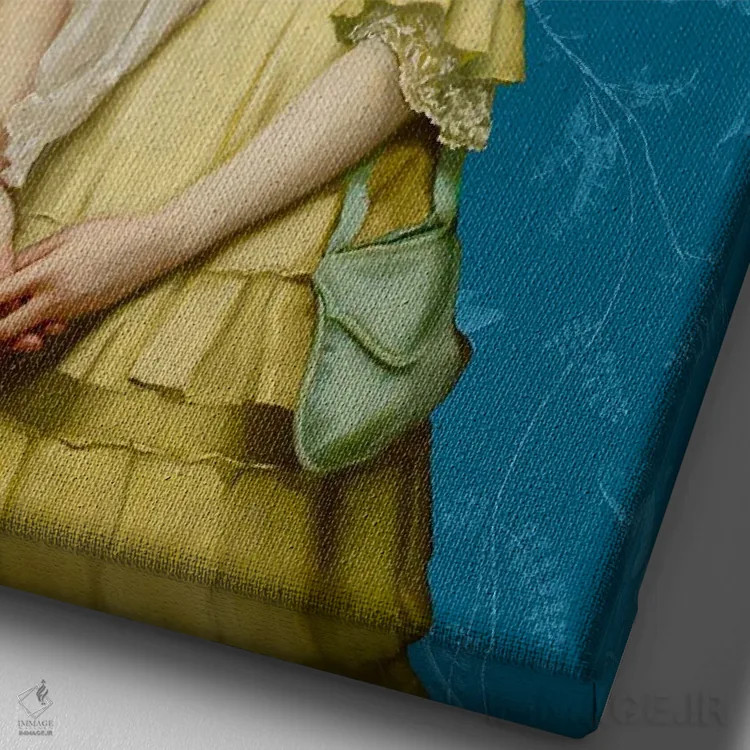 تابلو دکوراتیو بی گناهی اثر اریکا سی. برادرز - نمای نزدیک بافت بوم