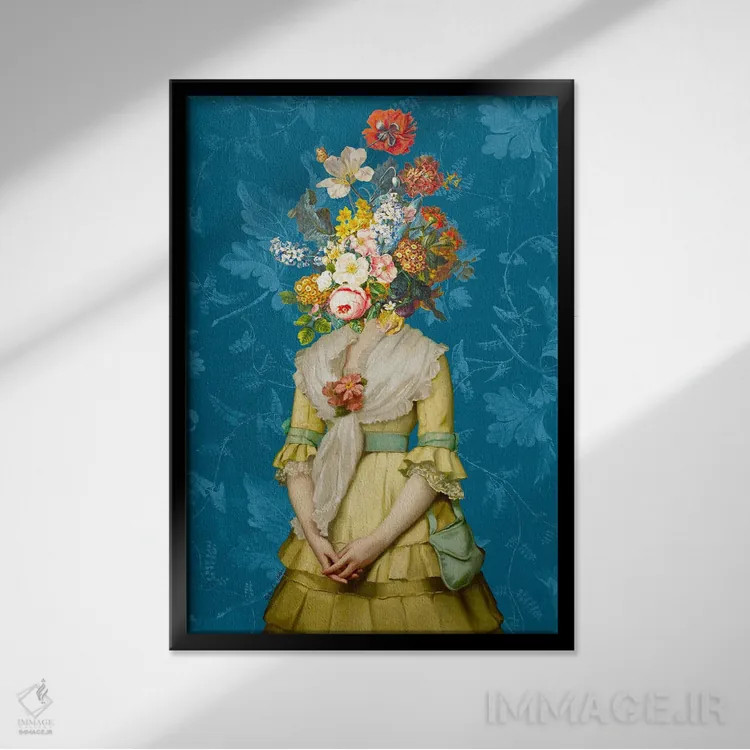 تابلو دکوراتیو بی گناهی اثر اریکا سی. برادرز - نمای قابدار مشکی