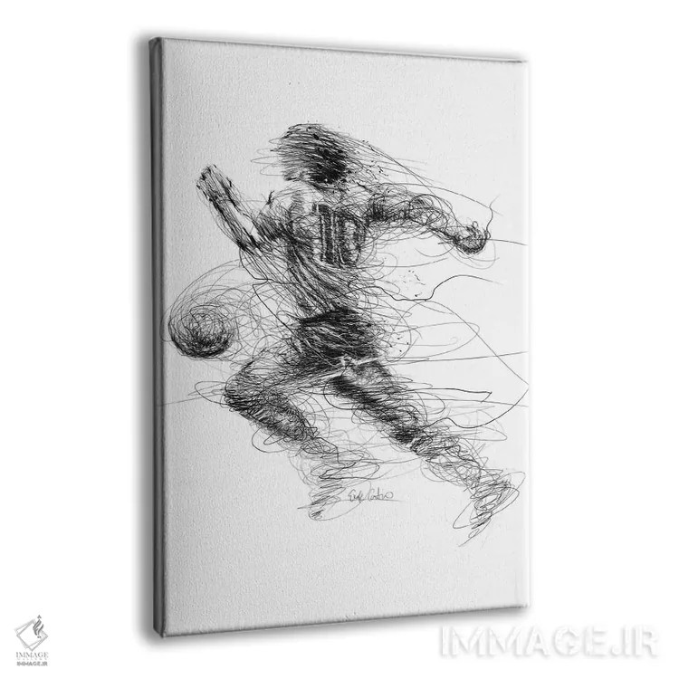 تابلو دکوراتیو دیگو ابدی اثر ریک سنتنو - نمای پرسپکتیو محصول