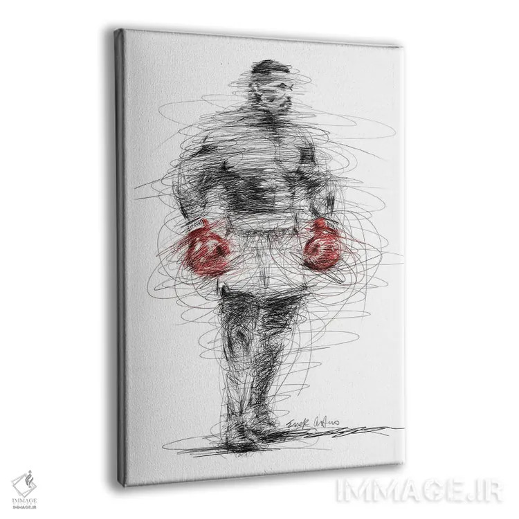 تابلو دکوراتیو غیرواقعی اثر ریک سنتنو - نمای پرسپکتیو محصول