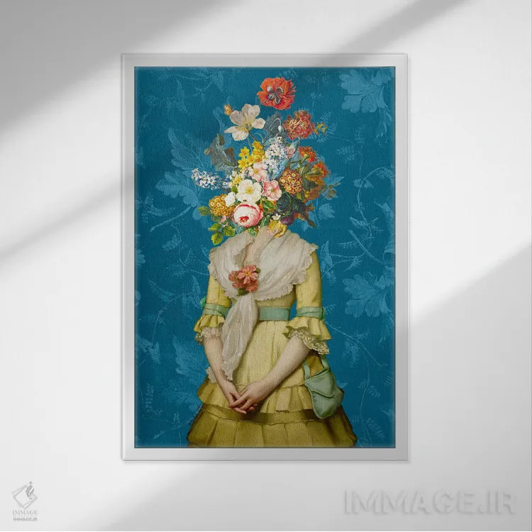 تابلو دکوراتیو بی گناهی اثر اریکا سی. برادرز - نمای قابدار سفید