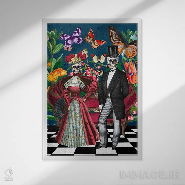 تابلو دکوراتیو با هم تا پایان اثر اریکا سی. برادرز - نمای قابدار سفید