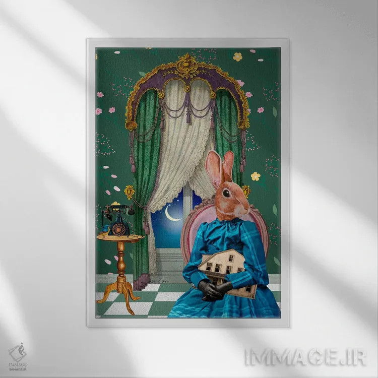 تابلو دکوراتیو خاطرات دوران کودکی اثر اریکا سی. برادرز - نمای قابدار سفید