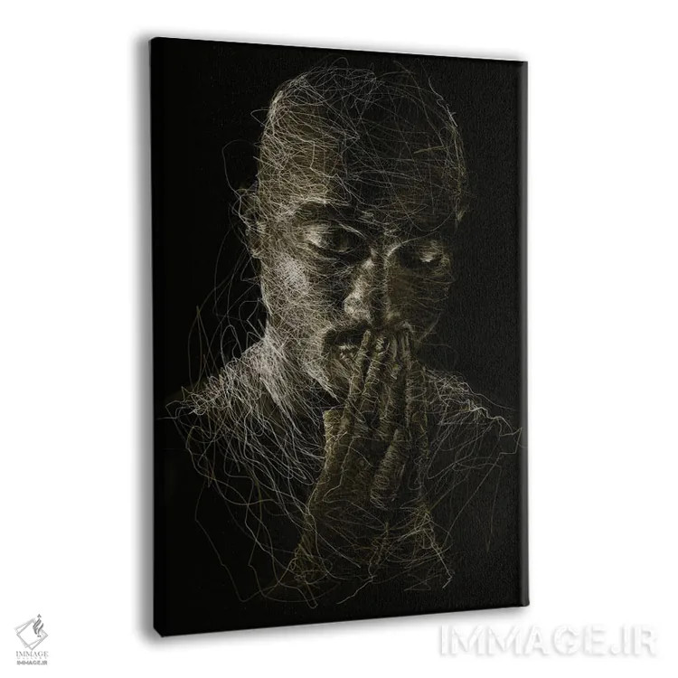 تابلو دکوراتیو توپاک ایکس اثر ریک سنتنو - نمای پرسپکتیو محصول