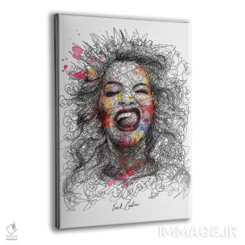 تابلو دکوراتیو ادا و اطوارها اثر ریک سنتنو - نمای پرسپکتیو محصول