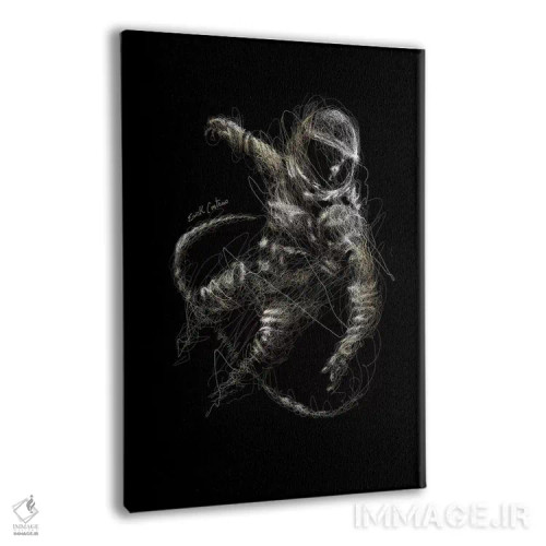 تابلو دکوراتیو طلای نجومی اثر ریک سنتنو - نمای پرسپکتیو محصول