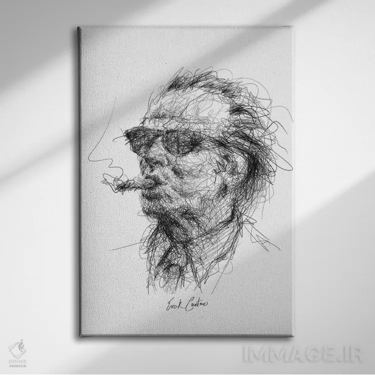 تابلو دکوراتیو جک اثر ریک سنتنو - نمای روبهرو روی دیوار