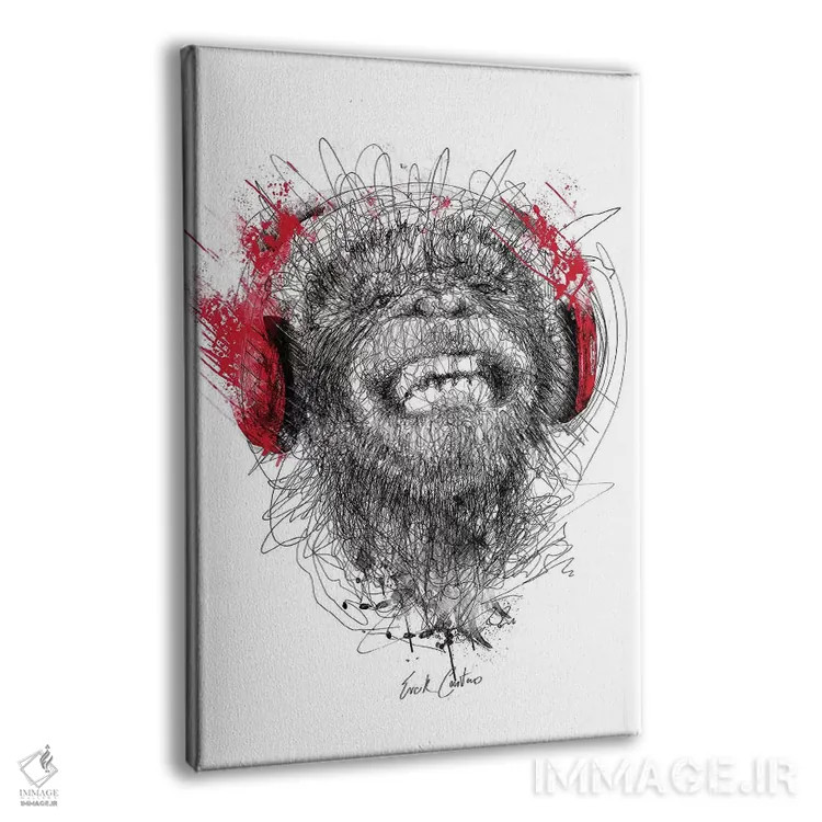 تابلو دکوراتیو ریتم های طبیعت اثر ریک سنتنو - نمای پرسپکتیو محصول