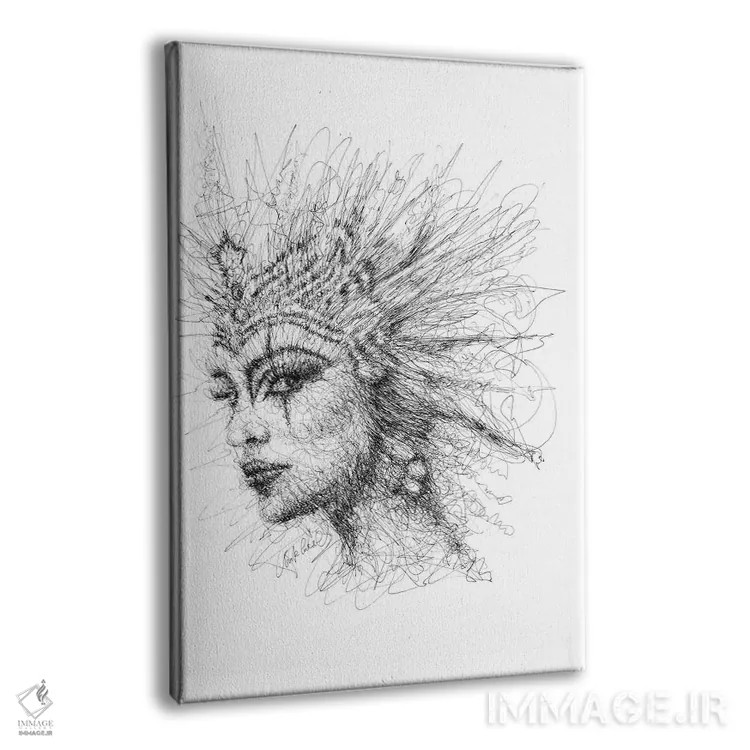 تابلو دکوراتیو آوانگارد اثر ریک سنتنو - نمای پرسپکتیو محصول