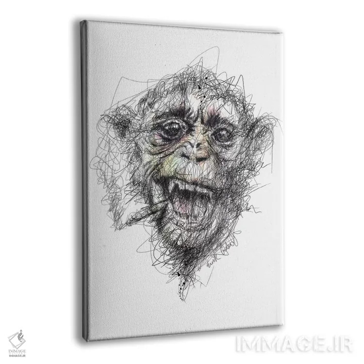 تابلو دکوراتیو دود اثر ریک سنتنو - نمای پرسپکتیو محصول