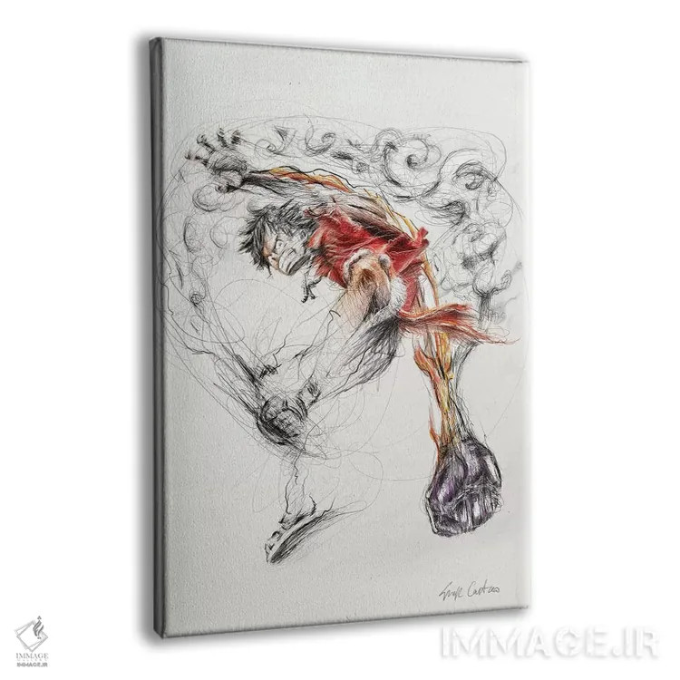 تابلو دکوراتیو لوفی اثر ریک سنتنو - نمای پرسپکتیو محصول