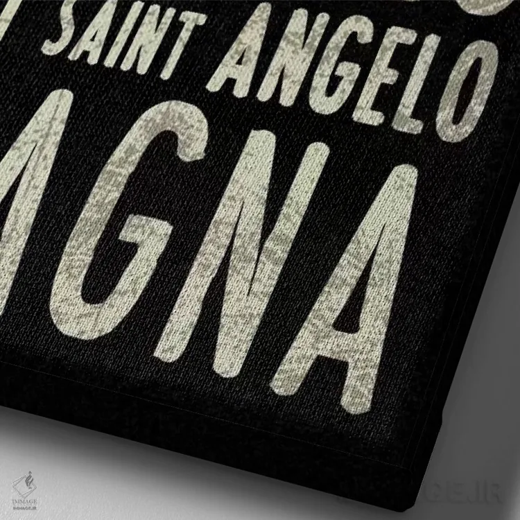 تابلو دکوراتیو رم اثر ارین کلارک - نمای نزدیک بافت بوم