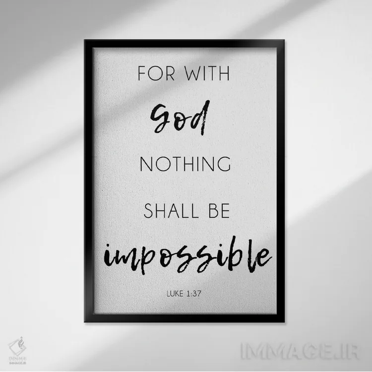 تابلو مدرن لوک اثر ارین کلارک - نمای قابدار مشکی