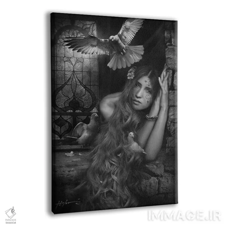 تابلو دکوراتیو راپونزل اثر جف اچواریا - نمای پرسپکتیو محصول